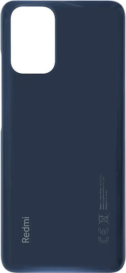 Back Cover Glass Xiaomi Redmi Note 10s Service Pack Onyx Gray