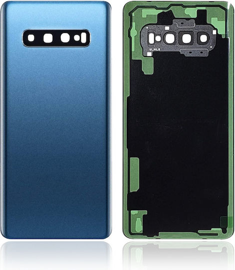 Back Cover Glas Kameraobjektiv Samsung Galaxy S10 Plus Kein Logo Aftermarket Plus Prism Blau