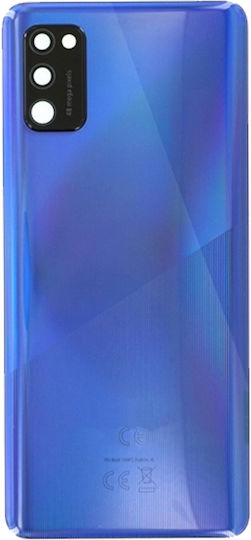 Geam Spate Carcasă Lentilă Cameră Samsung Galaxy A41 A415 2020 Pachet Service Prism Crush Albastru
