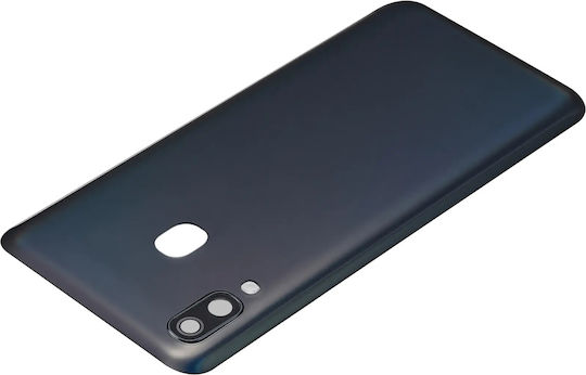 Back Cover Glass Camera Lens Compatible Samsung Galaxy A40 A405 2019 Aftermarket Plus Black