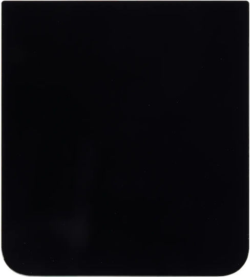 Bottom Back Cover Glass Samsung Galaxy Z Flip 7 Fe 5g No Logo Aftermarket Plus Black