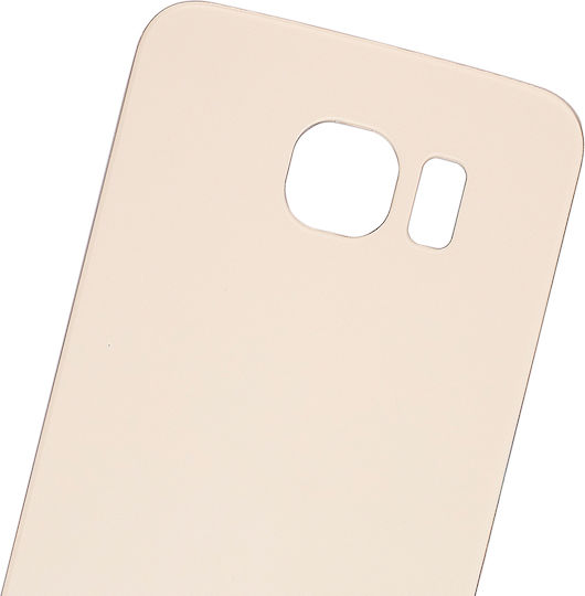 Sticlă Spate Samsung Galaxy S6 Fără Logo Aftermarket Plus Auriu