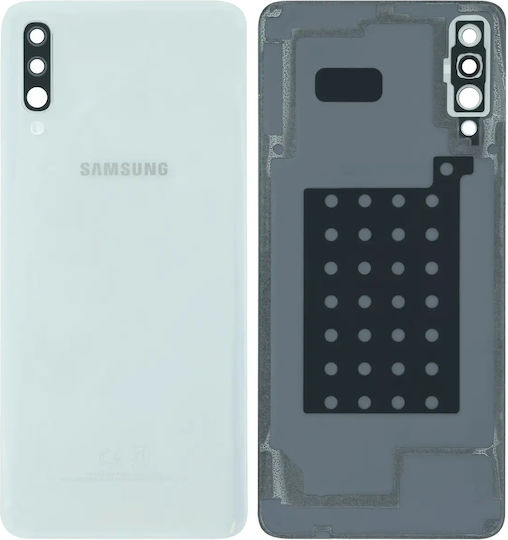 Back Cover Camera Lens Samsung Galaxy A70 A705 Service Pack White