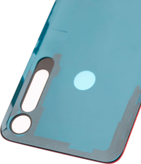 Back Cover Glass Motorola Moto G8 Play Xt2015 2019 Magenta Red