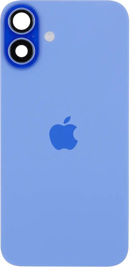 Back Glass W Magsafe Magnet & Nfc & Flashlight Flex Iphone 16 Plus Genuine Oem Ultramarine