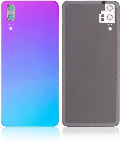 Back Cover Glas Kameraobjektiv Huawei P20 Aurora