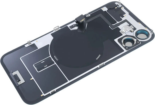 Sticlă Spate Cu Magneți Magsafe Nfc Și Lanternă Flex iPhone 16 Plus Pachet Service Teal