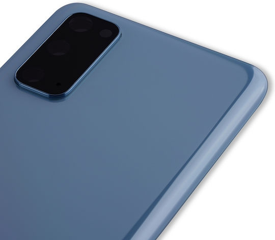 Capac Spate Sticlă Lentilă Cameră Samsung Galaxy S20 Pachet Service Albastru Cer
