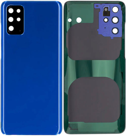 Задно Стъкло Капак Обектив Камера Samsung Galaxy S20 Plus Сервизен Пакет Аура Син