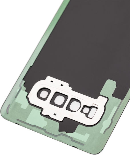 Back Cover Glass Camera Lens Samsung Galaxy S10 Plus Service Pack Prism White