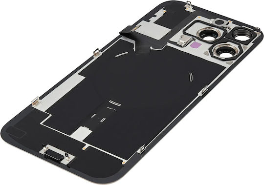 Rückglas W Magsafe Magnet & Nfc & Taschenlampe Flex iPhone 16 Pro Max Kein Logo Aftermarket Wüsten Titanium