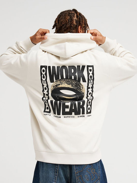 White Hooded Sweatshirt