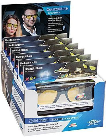 Wedo Schutzbrillen Nachtsehen Überbrille Schwarzes Gehäuse Polarisierte Gelbe Gläser Mpn 27147099