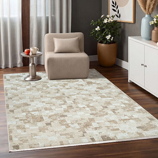 Newplan Woolly 39426a Χαλί Ορθογώνιο Μπεζ 133x195cm