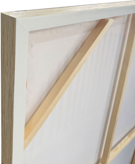 Inthebox Tierra Decorative Painting Frame 80x120x4cm Canvas Brown White Wood 201-0009