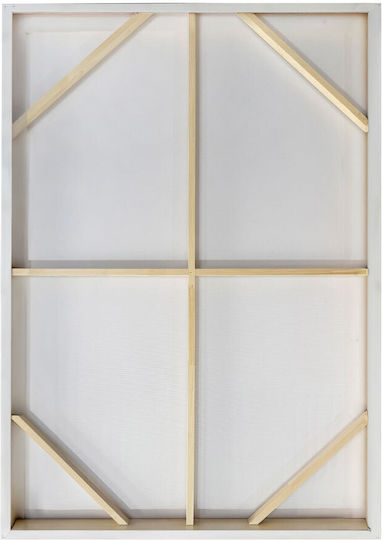 Inthebox Tierra Decorative Painting Frame 80x120x4cm Canvas Brown White Wood 201-0009