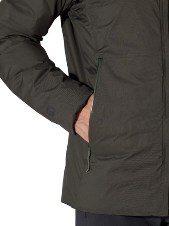 Microlight Herren Jacken Puffer Wasserdicht Dunkle Armee
