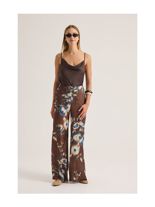 Damen Braunes Set mit Hose