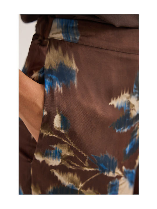 Damen Braunes Set mit Hose