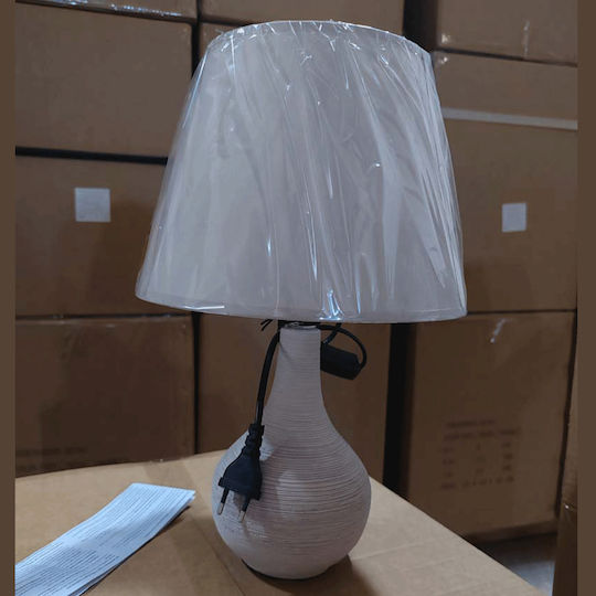 Stoff Tischlampe Für E14 Fassung