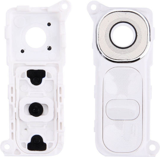 Back Camera Lens Power Volume Buttons Lg G4 White