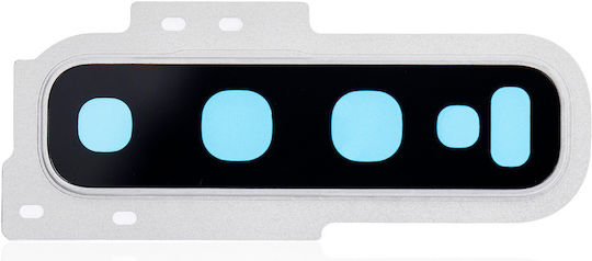 Back Camera Lens Cover Bezel Ring Samsung Galaxy S10 Alb Prism