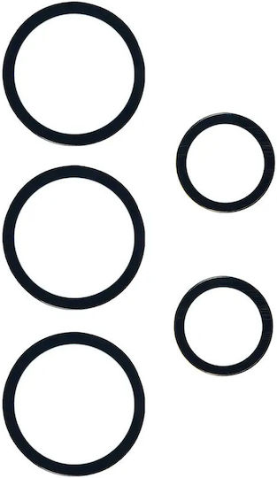 Back Camera Lens Glass Only Adhesive Samsung Galaxy S23 Ultra 5g Black 10 Pack