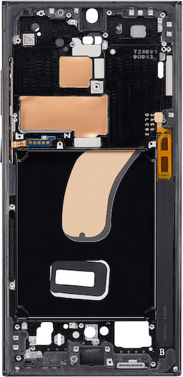 Mid-frame Housing Samsung Galaxy S23 Ultra 5g Us & International Version Phantom Black