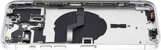 Back Housing W Small Parts Iphone 12 Pro Max Eu Global Version Aftermarket Plus Silver