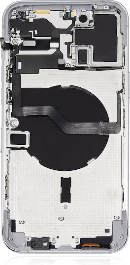 Back Housing W Small Parts Iphone 12 Pro Max Eu Global Version Aftermarket Plus Silver