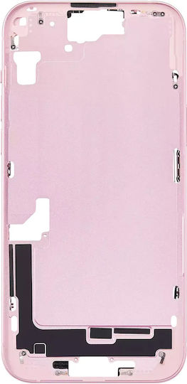 Mid-frame Housing W Small Parts Iphone 15 Plus Us Version Aftermarket Plus Pink
