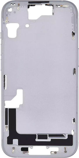 Mid-frame Housing W Small Parts Iphone 15 Us Version Aftermarket Plus Blue