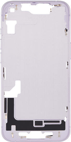 Mid-frame Housing W Small Parts Iphone 14 Eu Global Version Aftermarket Plus Purple