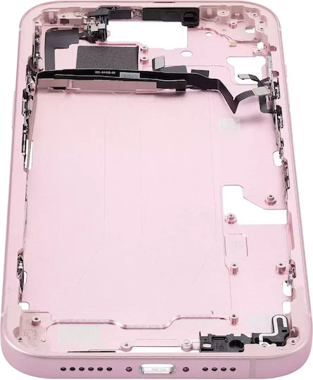 Mid-frame Housing W Small Parts Iphone 15 Plus Us Version Aftermarket Plus Pink