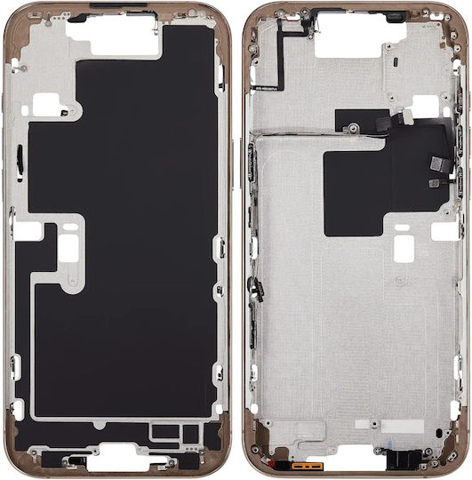 Mid-frame Housing Power Volume Button Iphone 16 Pro Max Eu Global Version Aftermarket Plus Desert Titanium