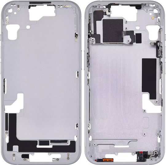 Mid-frame Housing W Small Parts Iphone 15 Eu Global Version Aftermarket Plus Blue