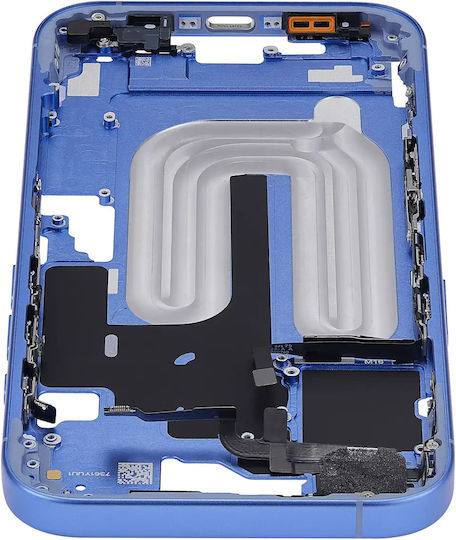 Mid-frame Housing Power Volume Button Iphone 16 Eu Global Version Aftermarket Plus Ultramarine