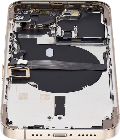 Заден Корпус С Малки Части За iPhone 13 Pro EU Глобална Версия Следпазарен Плюс Златист