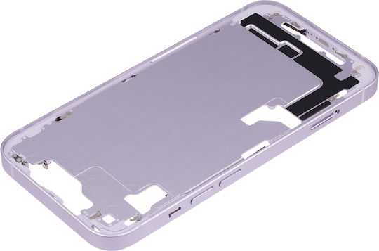 Mid-frame Housing W Small Parts Iphone 14 Eu Global Version Aftermarket Plus Purple
