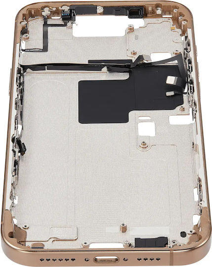 Mid-frame Housing Power Volume Button Iphone 16 Pro Max Eu Global Version Aftermarket Plus Desert Titanium