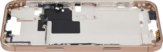 Mid-frame Housing Power Volume Button Iphone 16 Pro Max Eu Global Version Aftermarket Plus Desert Titanium