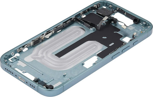 Mid-frame Housing Power Volume Button Iphone 16 Us Version Aftermarket Plus Teal