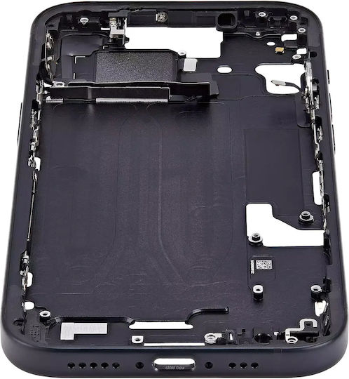 Mid-frame Housing W Small Parts Iphone 15 Eu Global Version Aftermarket Plus Black