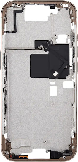 Mid-frame Housing Power Volume Button Iphone 16 Pro Eu Global Version Aftermarket Plus Desert Titanium