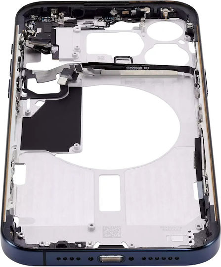 Mid-frame Housing W Small Parts Iphone 15 Pro Max Us Version Aftermarket Plus Blue Titanium