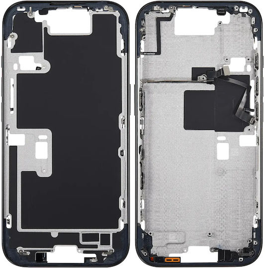 Mid-frame Housing Power Volume Button Iphone 16 Pro Us Version Aftermarket Plus Black Titanium