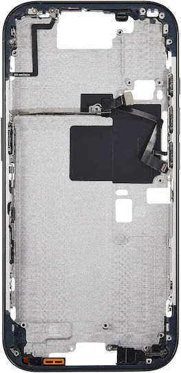 Mid-frame Housing Power Volume Button Iphone 16 Pro Us Version Aftermarket Plus Black Titanium