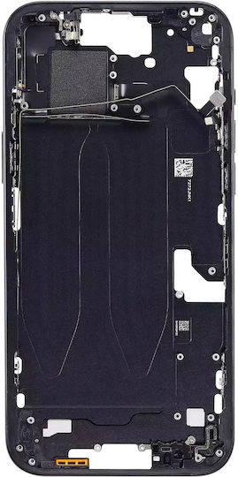 Mid-frame Housing W Small Parts Iphone 15 Plus Us Version Aftermarket Plus Black