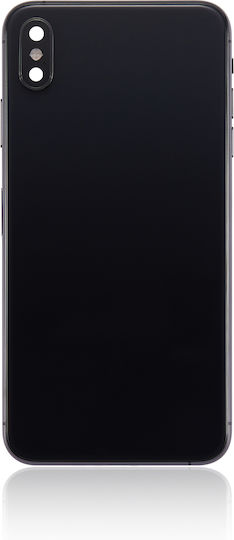 Back Housing Small Components Pre-installed Iphone Xs Max No Logo Aftermarket Plus Space Gray
