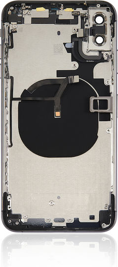 Back Housing Small Components Pre-installed Iphone Xs Max No Logo Aftermarket Plus Space Gray